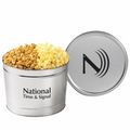 2 Way Popcorn Tins - Caramel & Butter Popcorn (1.5 Gallon)